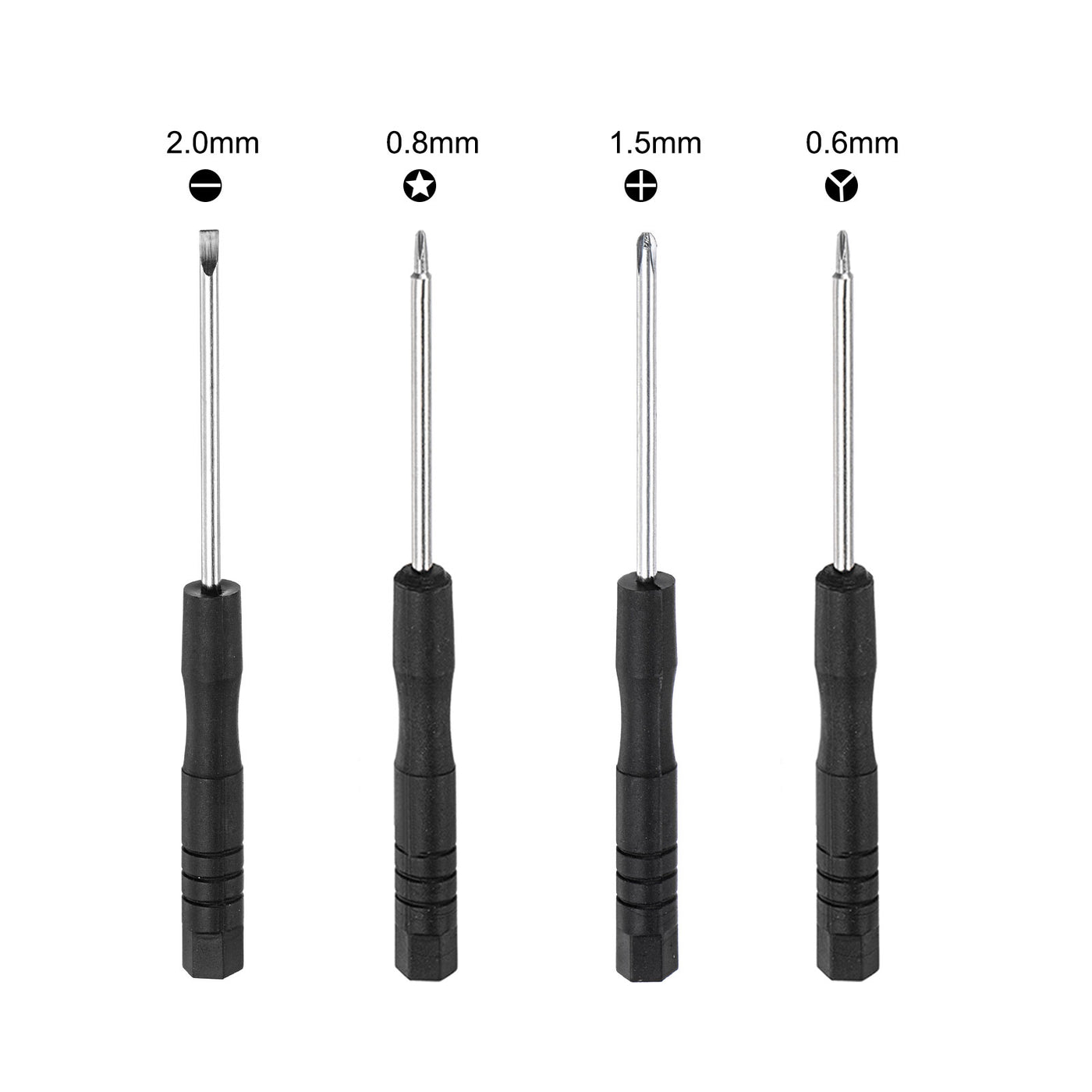 Harfington 9pcs Electronics Repair Kit Mini Screwdriver Set Opening Pry Tool for Repairing Phone Watch Eyeglasses Laptop