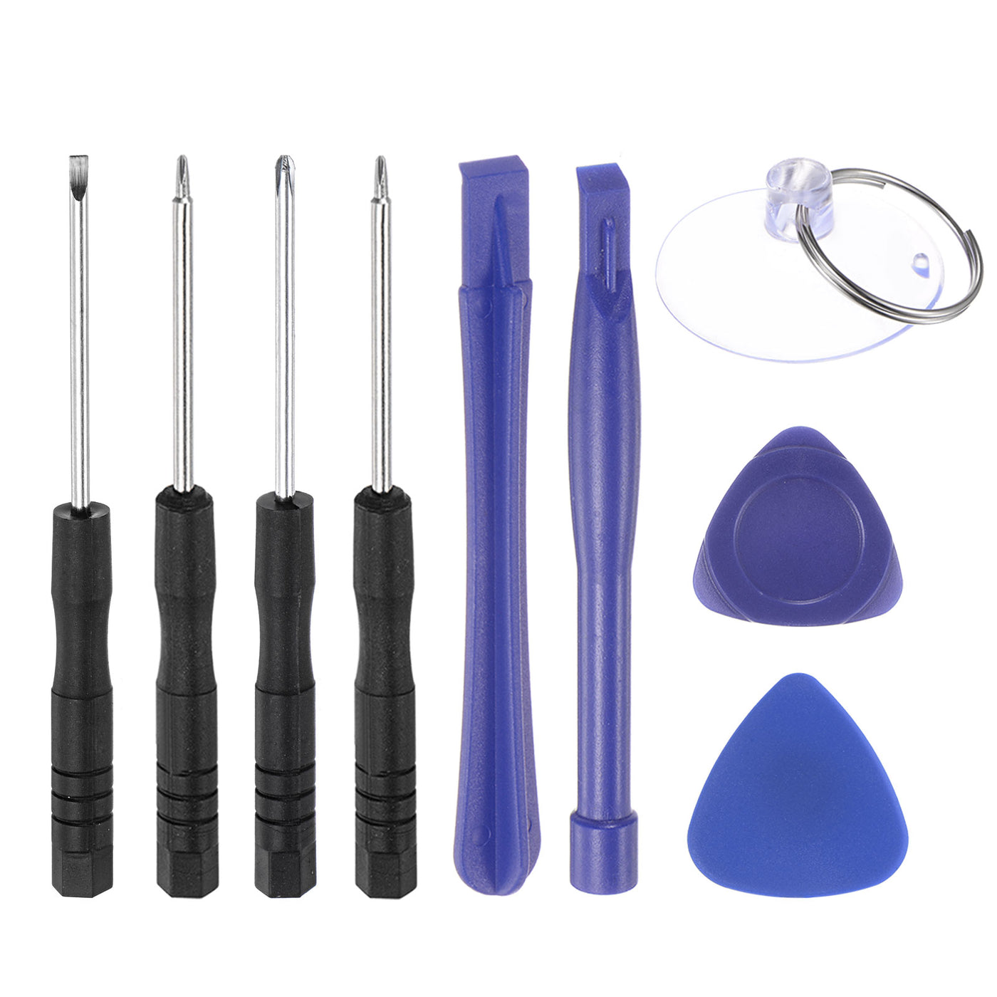 Harfington 9pcs Electronics Repair Kit Mini Screwdriver Set Opening Pry Tool for Repairing Phone Watch Eyeglasses Laptop