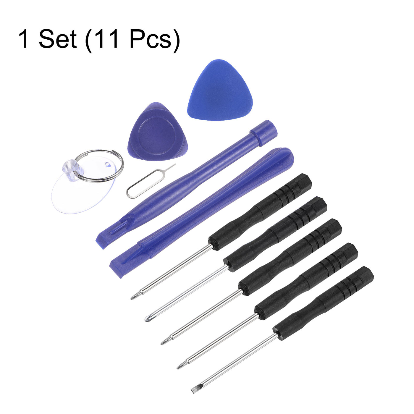 Harfington 11pcs Electronics Repair Kit Mini Screwdriver Set Opening Pry Tool for Repairing Phone Watch Eyeglasses Laptop