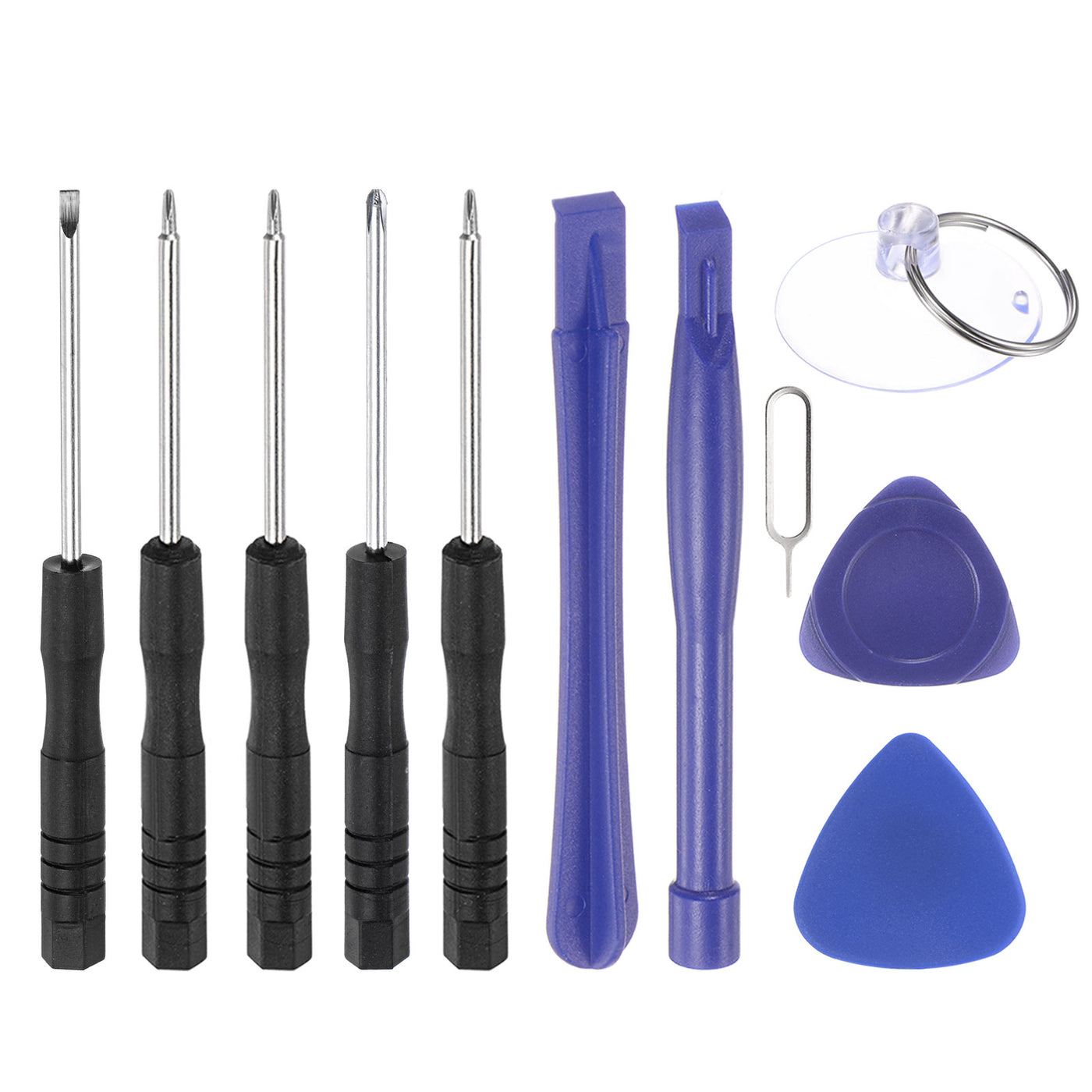 Harfington 11pcs Electronics Repair Kit Mini Screwdriver Set Opening Pry Tool for Repairing Phone Watch Eyeglasses Laptop