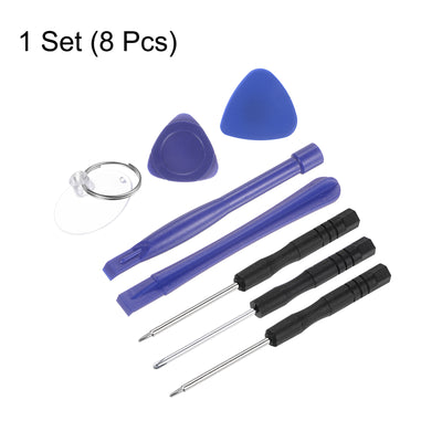 Harfington 8pcs Electronics Repair Kit Mini Screwdriver Set Opening Pry Tool for Phone Watch Eyeglasses Laptop Repair