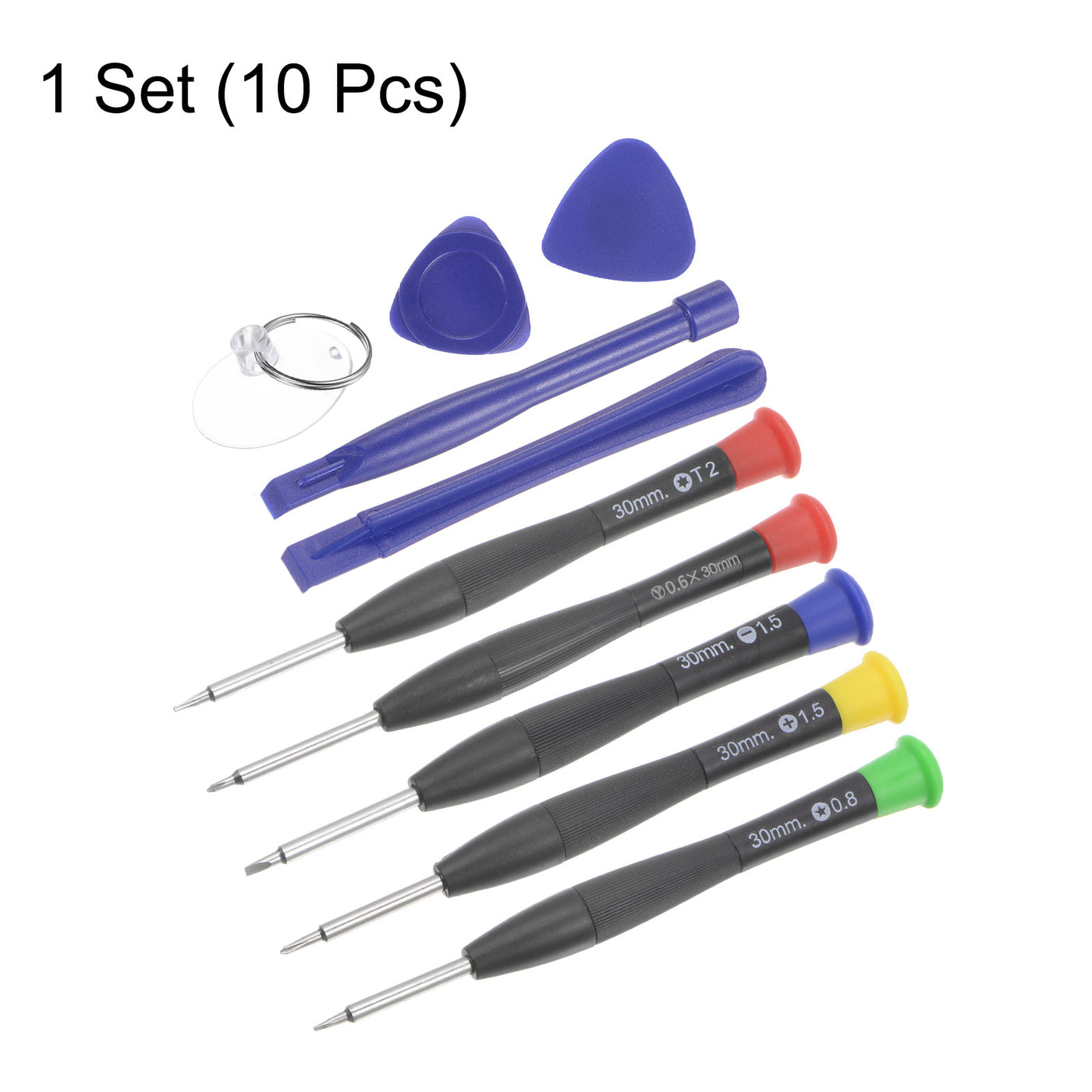 Harfington 10 in 1 Electronics Repair Tool Kit Precision Screwdriver Set Opening Pry Tool for Repairing Phone Watch Eyeglasses Laptop