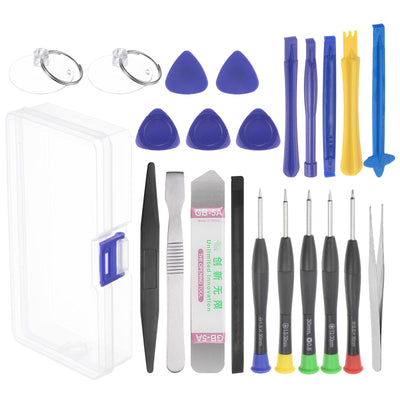 Harfington 22 in 1 Electronics Repair Tool Kit Precision Screwdriver Set Opening Pry Tool with Case for Repairing Phone Watch Eyeglasses Laptop