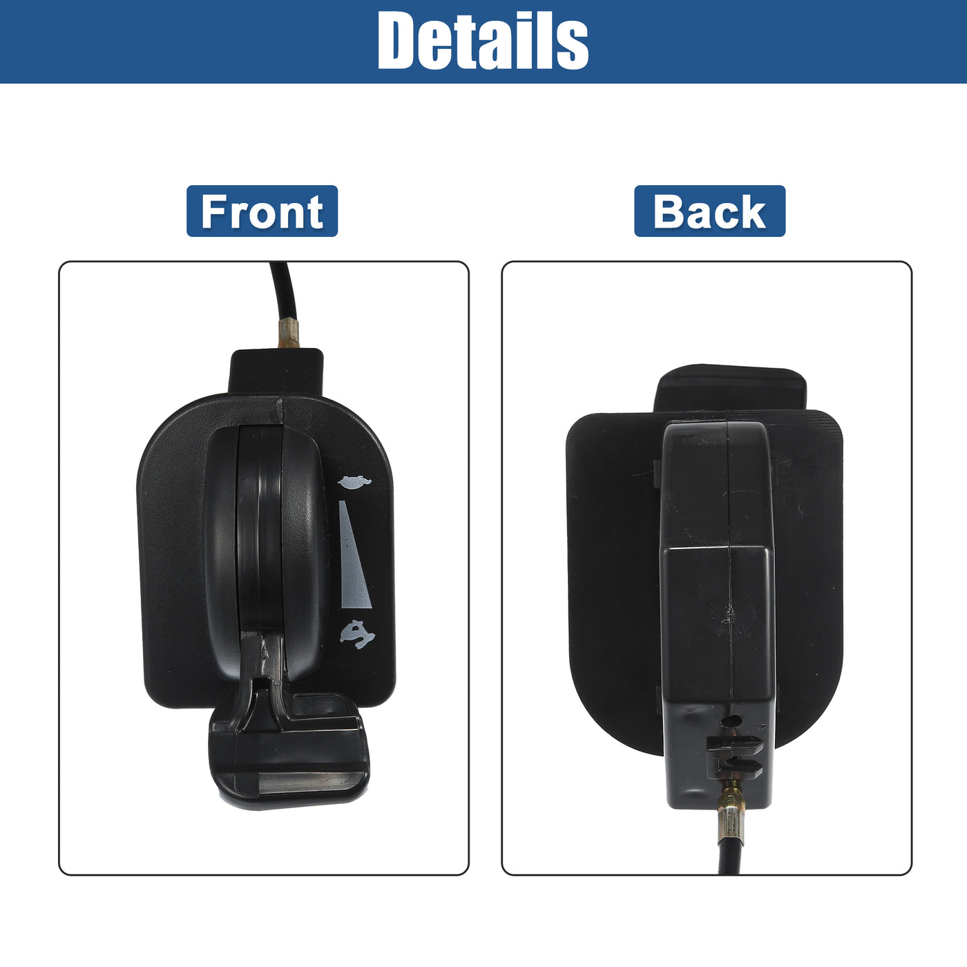 X AUTOHAUX 946-05098c Throttle Cable Control for Troy Bilt for MTD Replace 946-05098b 946-05098a 746-05098 for Lawn Tractor Throttle Cable GT ST54 LX42 LX46 LX50 XT1