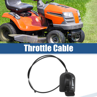 Harfington 946-05098c Throttle Cable Control for Troy Bilt for MTD Replace 946-05098b 946-05098a 746-05098 for Lawn Tractor Throttle Cable GT ST54 LX42 LX46 LX50 XT1