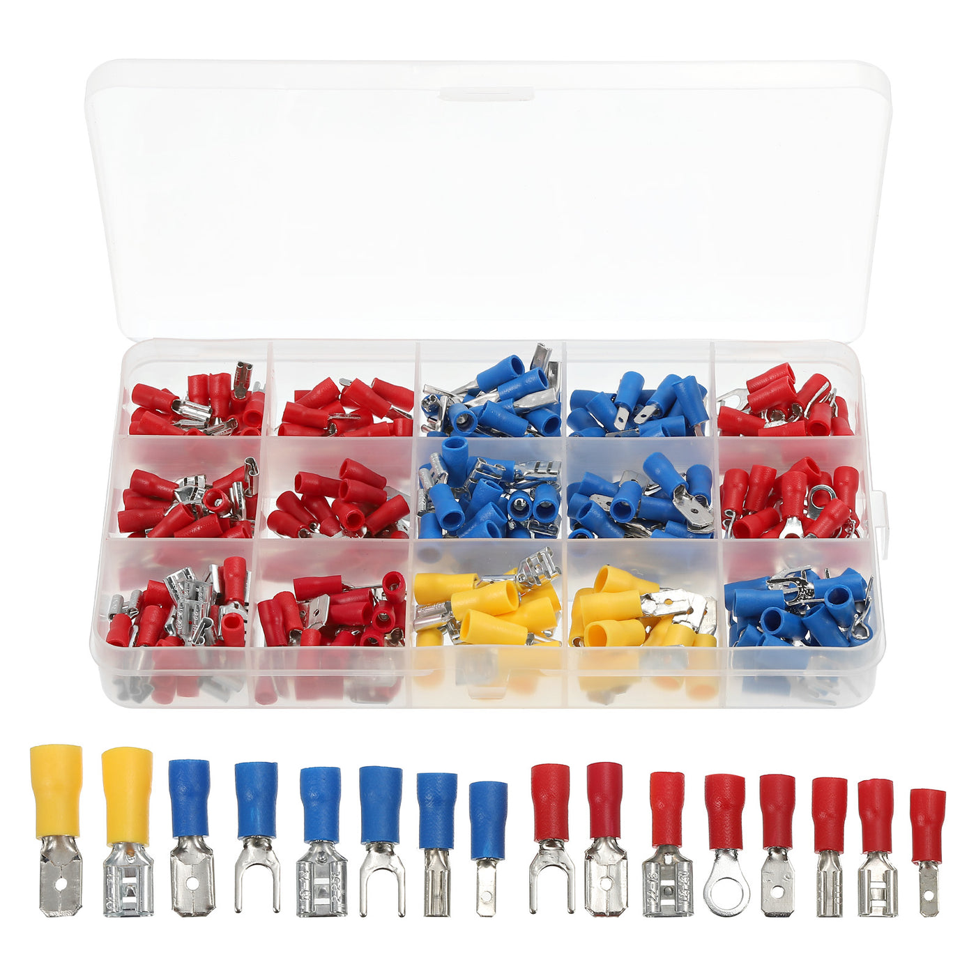 Harfington Electrical Connectors 280PCS Crimp Terminal for Home Automotive Boat Truck,1Set