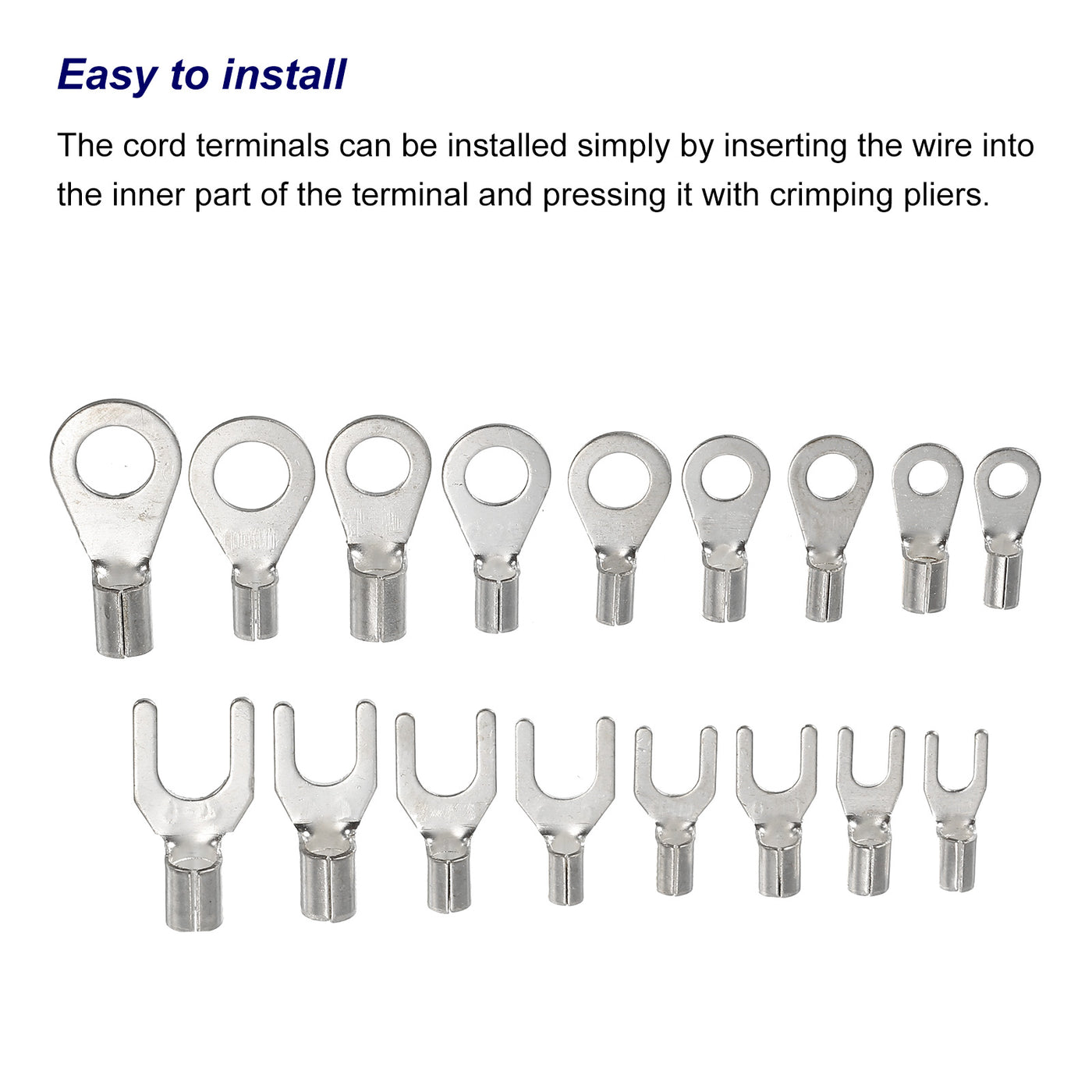 Harfington Electrical Connectors 420PCS Crimp Terminal for Home Automotive Boat Truck 1Set