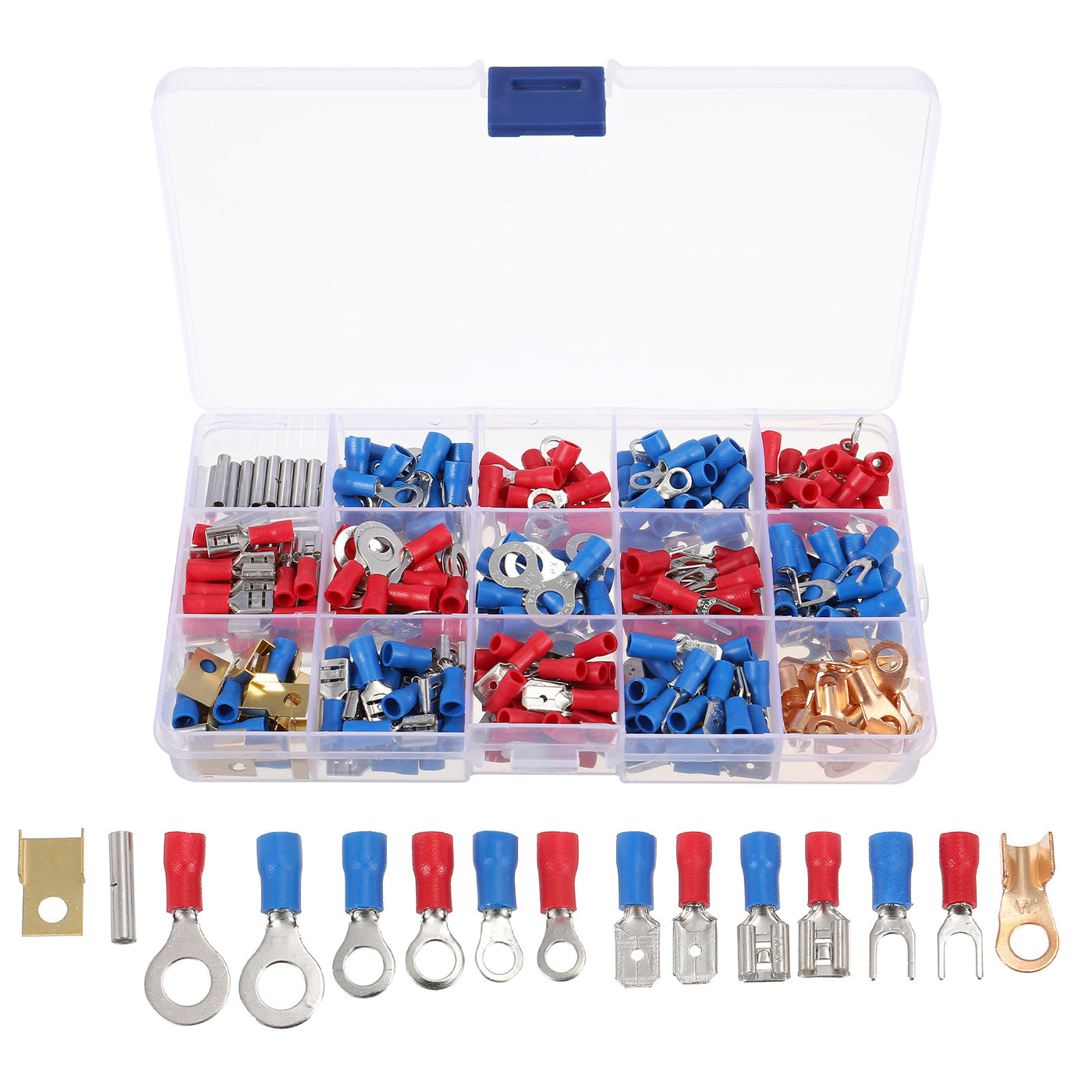 Harfington Electrical Connectors 275PCS Crimp Terminal for Home Automotive Boat Truck 1Set