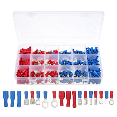 Harfington Electrical Connectors 360PCS Crimp Terminal Kits for Home Automotive Boat Truck 1Set