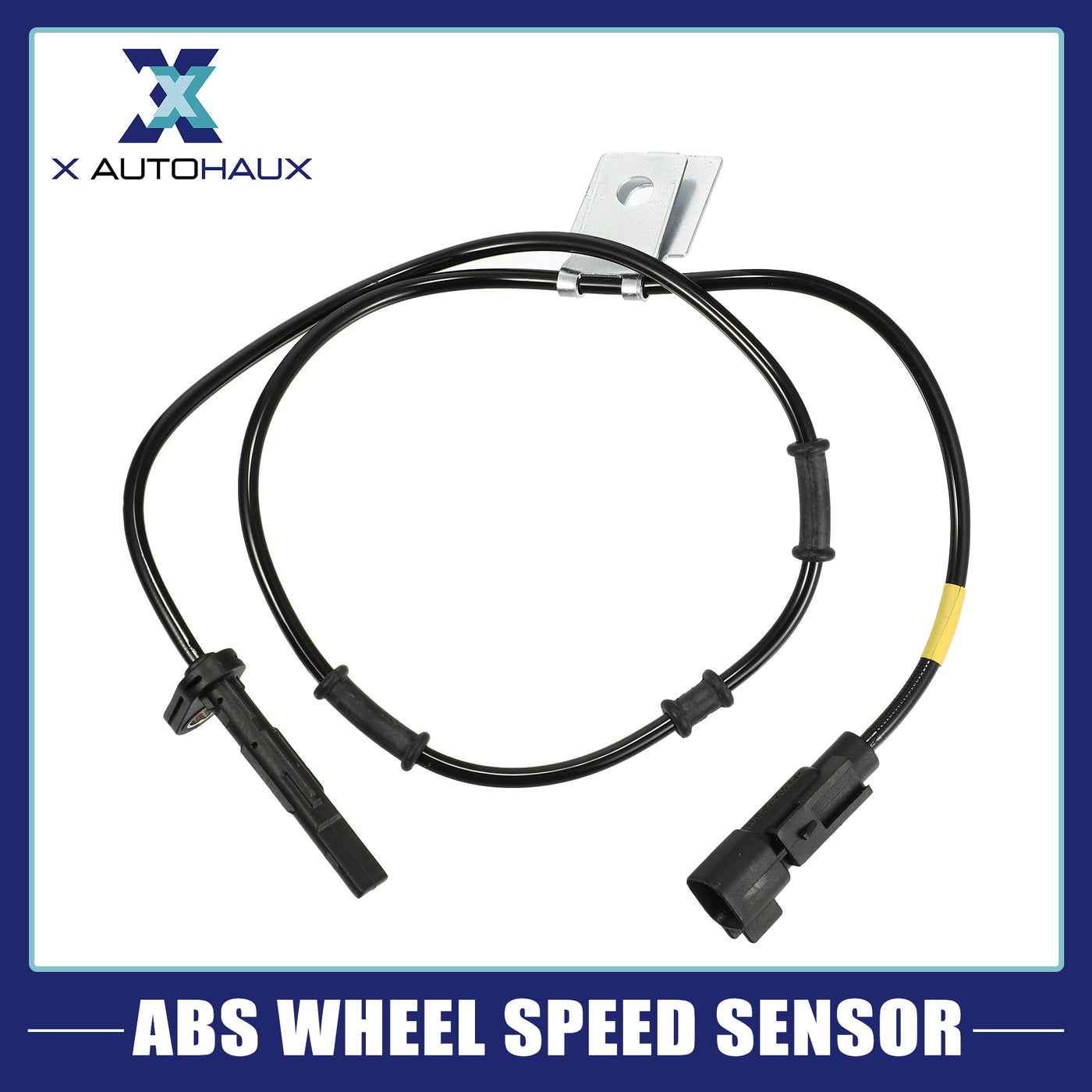 X AUTOHAUX Car ABS Wheel Speed Sensor Front Left Wheel ABS Brake Sensor w/ Harness for Chevrolet Equinox 2010-2017 for GMC Terrain 2010-2017 NO. 20811372 Front Driver Side Wheel ABS Sensor