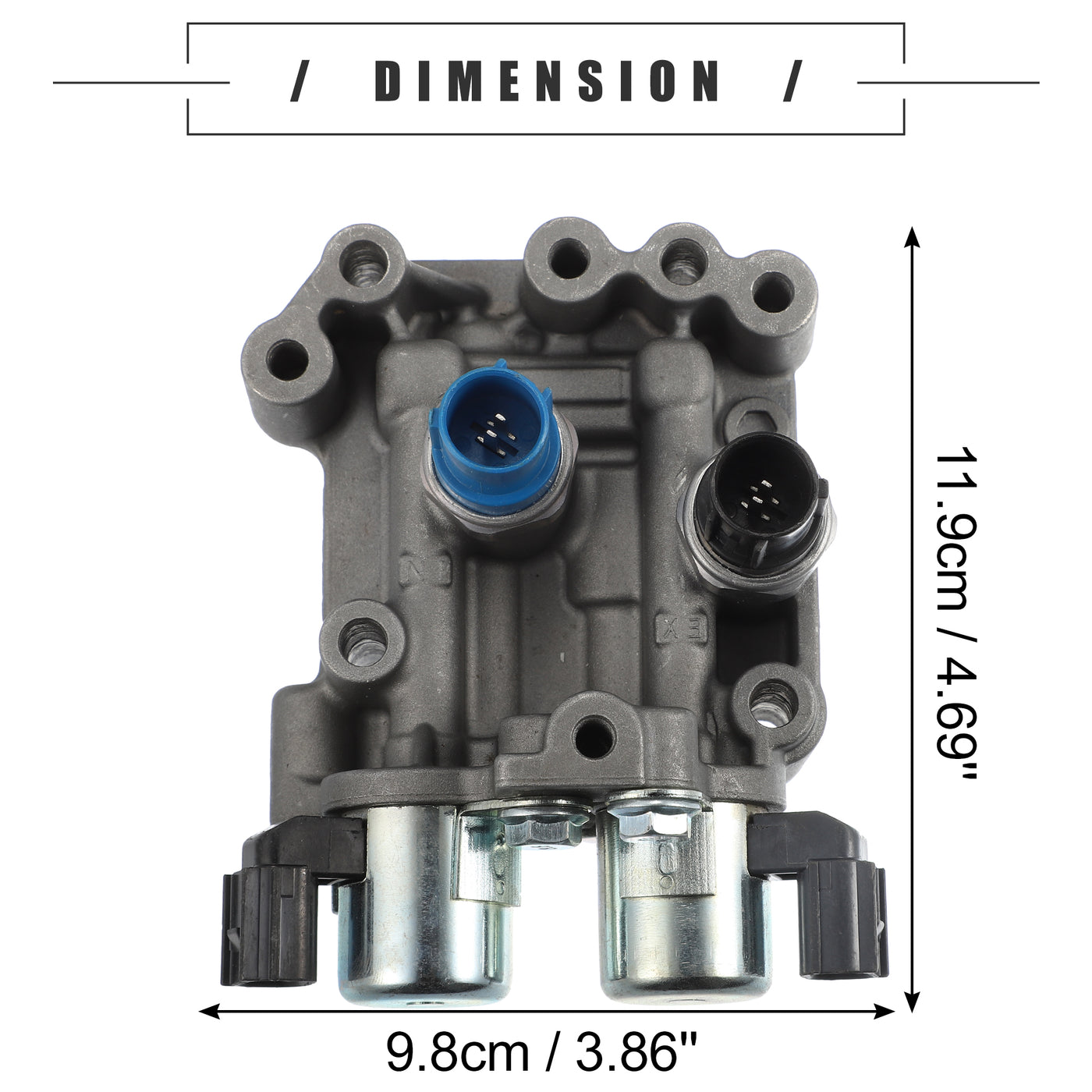 X AUTOHAUX Engine Variable Timing Solenoid for Honda Accord 2008 2009 2010 2011 2012 L4 2.4L 15811-R41-L01 15811R41L01 918-007