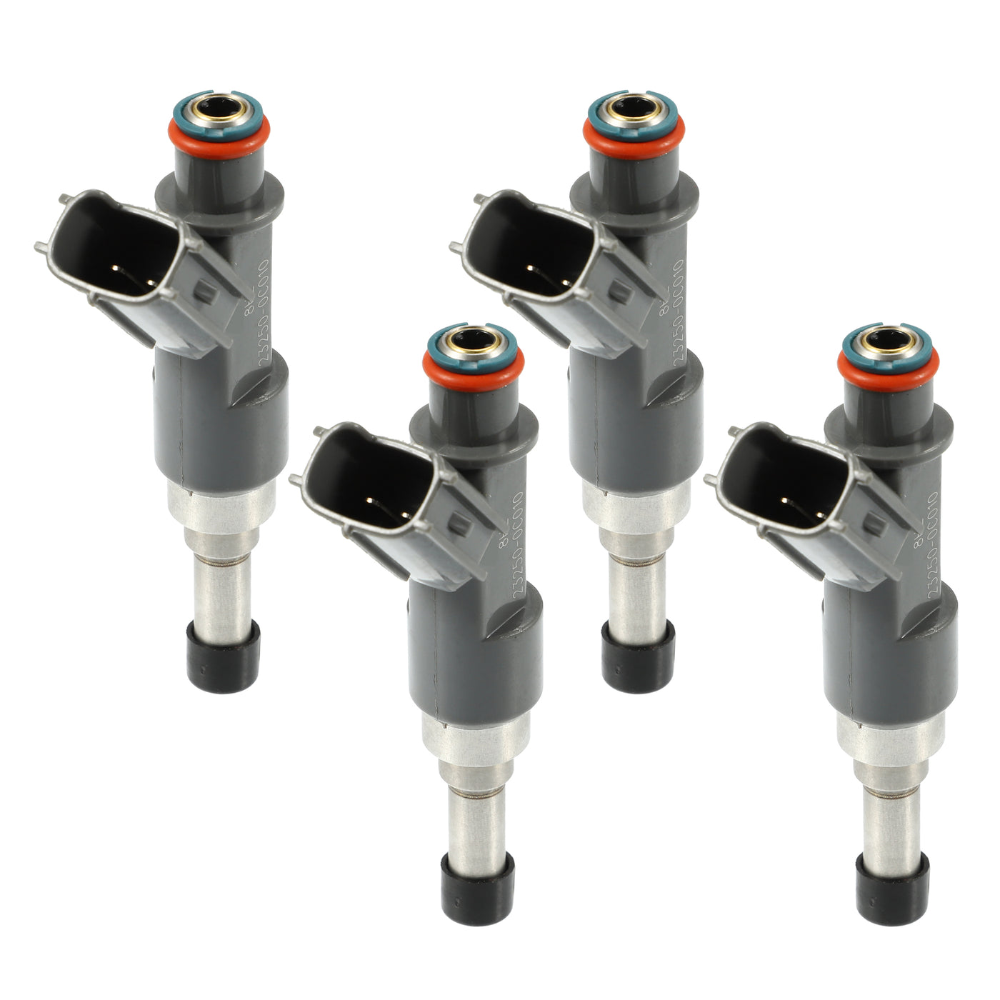 ACROPIX Car Fuel Injector Nozzle Replacement for Toyota Tacoma 2.7L 2005-2014 23250-0C010 - Pack of 4 Gray