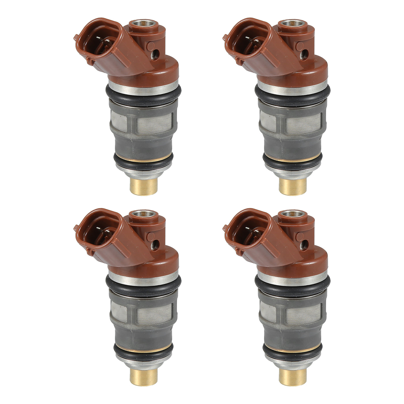 ACROPIX Car Fuel Injector Nozzle Replacement Fit for Toyota Previa 1994-1997 2.4L 23250-76020 - Pack of 4 Brown