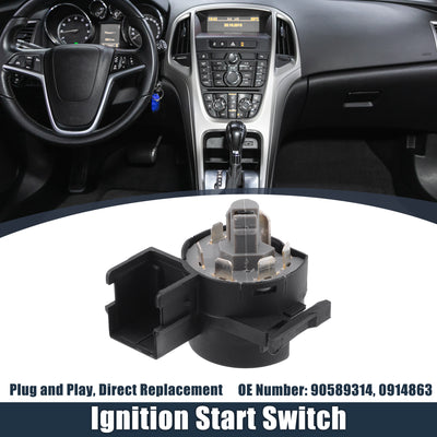 Harfington 90589314 Ignition Starter Switch Engine Start Stop Button for Opel Zafira a MK1 1998 1999 2000 2001 2002 2003 2004 2005 0914863