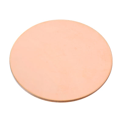 Harfington Uxcell Pure Copper Sheet, 1pcs 2 3/8" x 0.08" 12 Gauge T2 Copper Metal Round Plate