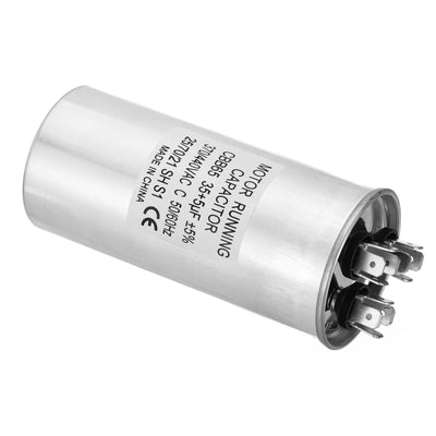 Harfington CBB65 35+5uf Run Capacitor, 35+5mfd AC 370/440V Aluminum Case with 3 Terminal