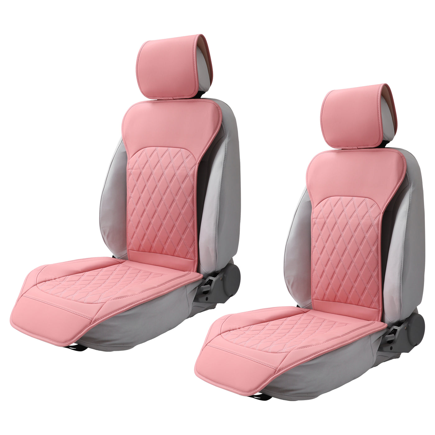 ACROPIX 14Stk Vordere Sitz Set Universal Auto Sitzbezüge Rutschfest Rosa