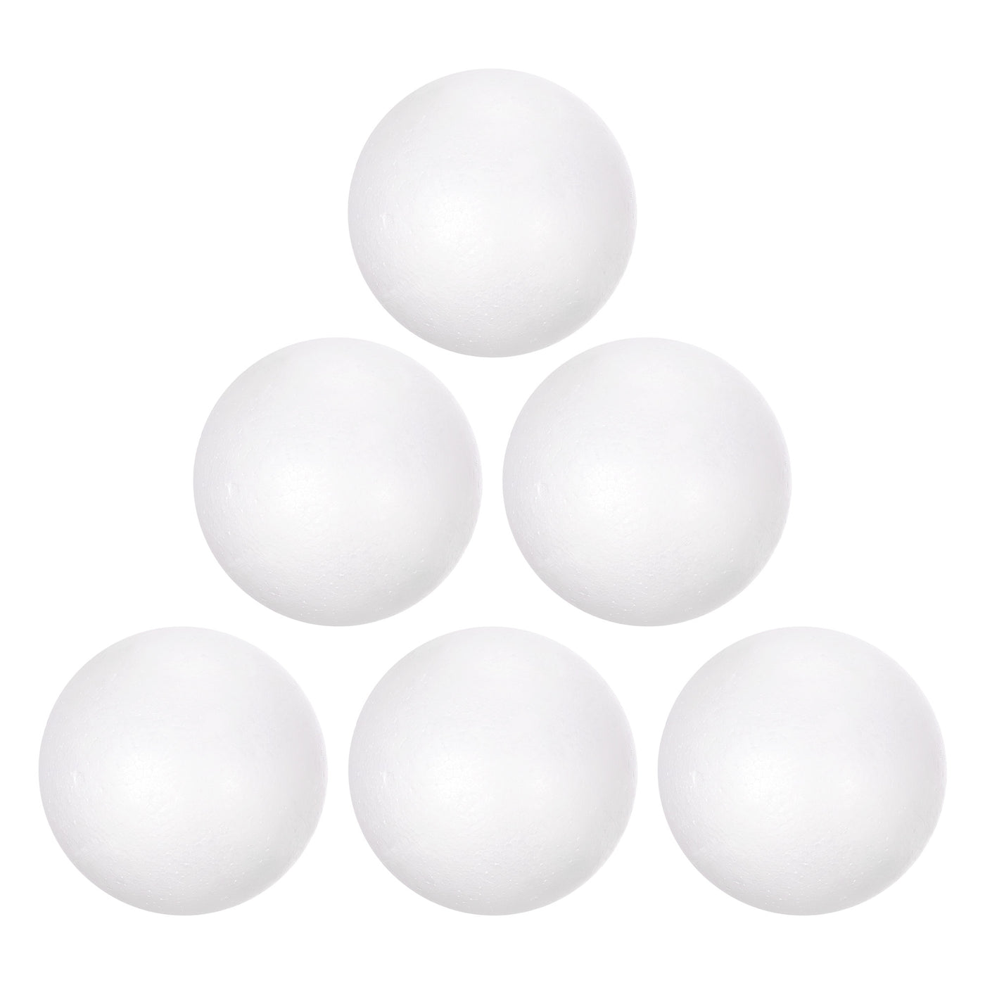 uxcell Uxcell 15Pcs 3" White Polystyrene Foam Balls Smooth Round Solid Ball for Crafts, Art, DIY, Household, Party Decorations