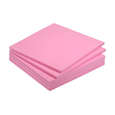 Harfington EVA Foam Sheets Pink 9.8 Inch x 9.8 Inch 10mm Thick Crafts Foam Sheets Pack of 6