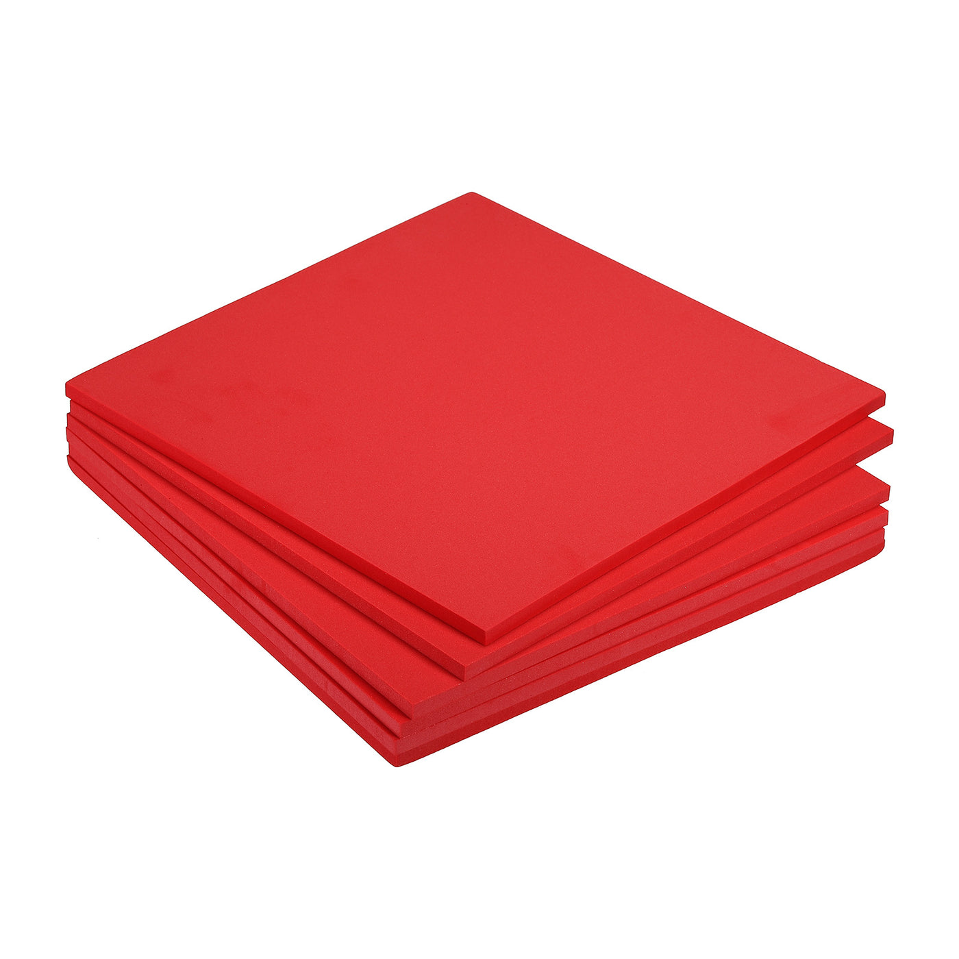 Harfington EVA Foam Sheets Red 9.8 Inch x 9.8 Inch 7mm Thick Crafts Foam Sheets Pack of 6