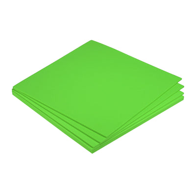 Harfington EVA Foam Sheets Green 9.8 Inch x 9.8 Inch 3mm Thick Crafts Foam Sheets Pack of 6