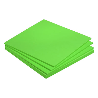 Harfington EVA Foam Sheets Green 9.8 Inch x 9.8 Inch 5mm Thick Crafts Foam Sheets Pack of 6