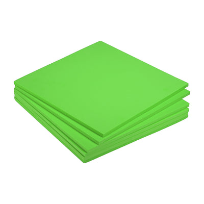 Harfington EVA Foam Sheets Green 9.8 Inch x 9.8 Inch 7mm Thick Crafts Foam Sheets Pack of 6