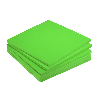 Harfington EVA Foam Sheets Green 9.8 Inch x 9.8 Inch 10mm Thick Crafts Foam Sheets 6Pcs