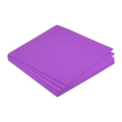 Harfington EVA Foam Sheets Purple 9.8 Inch x 9.8 Inch 3mm Thick Crafts Foam Sheets 8Pcs