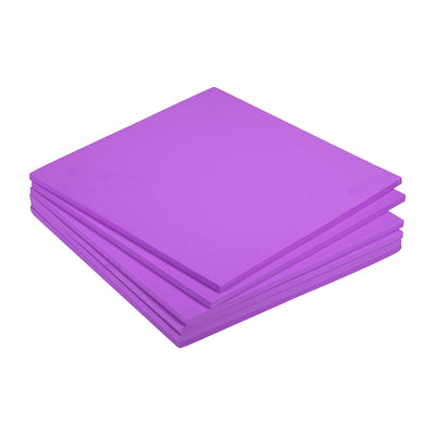 Harfington EVA Foam Sheets Purple 9.8 Inch x 9.8 Inch 7mm Thick Crafts Foam Sheets 6Pcs