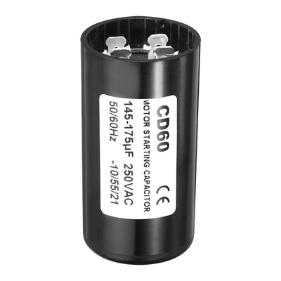 Harfington Motor Start Capacitor, 145-175uF/Mfd 250VAC 50/60Hz CD60 Run Capacitor Motor Starting Capacitor for Electric Motor Starts Running