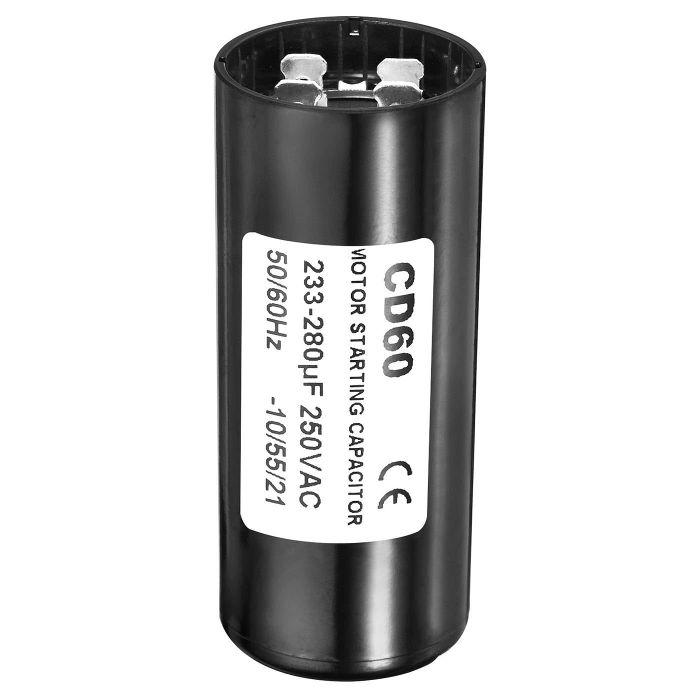 Harfington Motor Start Capacitor, 233-280uF/Mfd 250VAC 50/60Hz CD60 Run Capacitor Motor Starting Capacitor for Electric Motor Starts Running