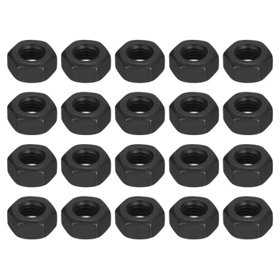 Harfington Uxcell Black Oxide Hexagon Nut for Screw Bolt