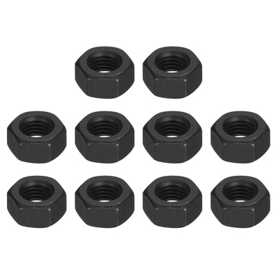 Harfington Uxcell Black Oxide Hexagon Nut for Screw Bolt