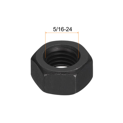 Harfington Uxcell Black Oxide Hexagon Nut for Screw Bolt