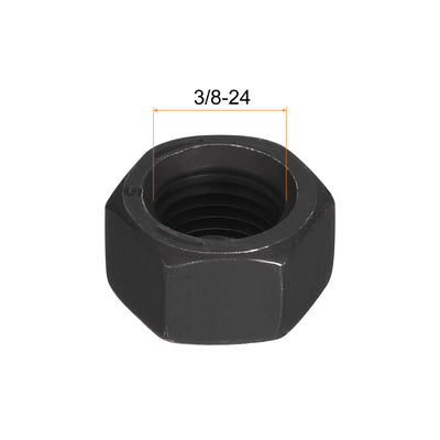 Harfington Uxcell Black Oxide Hexagon Nut for Screw Bolt