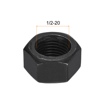 Harfington Uxcell Black Oxide Hexagon Nut for Screw Bolt