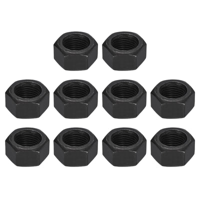 Harfington Uxcell Black Oxide Hexagon Nut for Screw Bolt