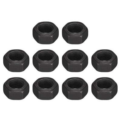 Harfington Uxcell Black Oxide Hexagon Nut for Screw Bolt