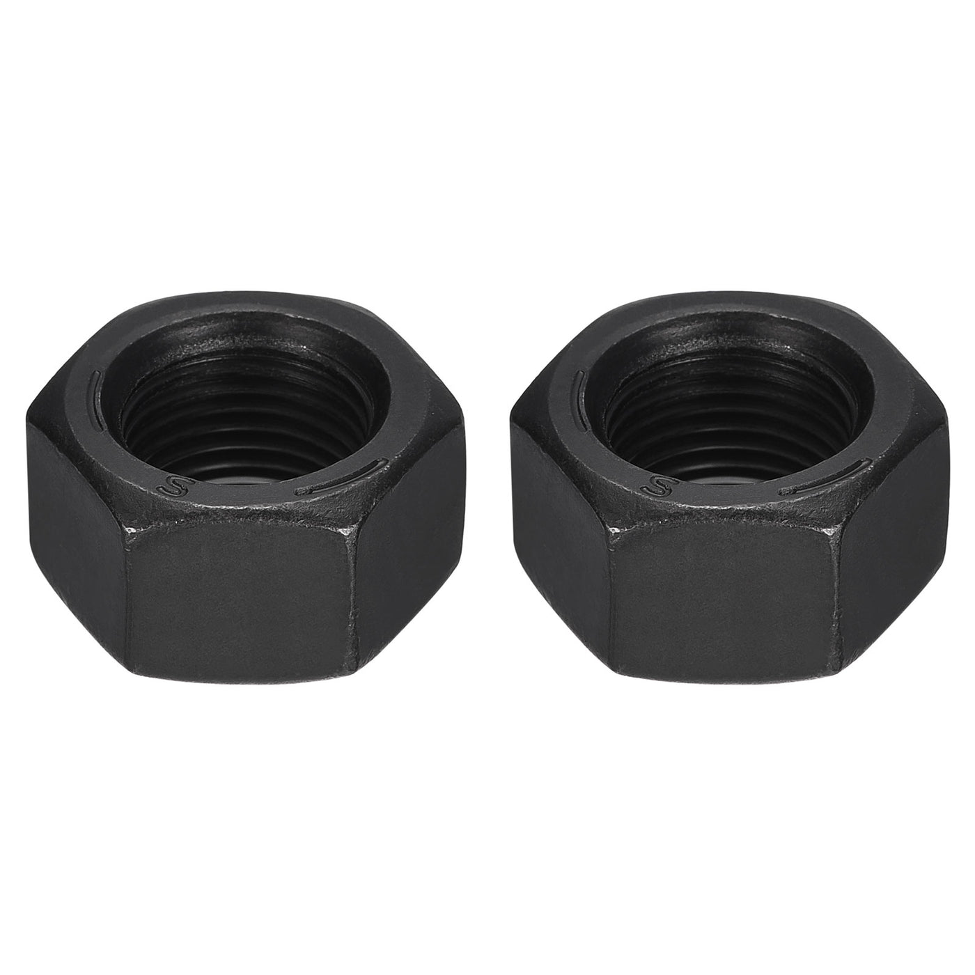 uxcell Uxcell Black Oxide Hexagon Nut for Screw Bolt