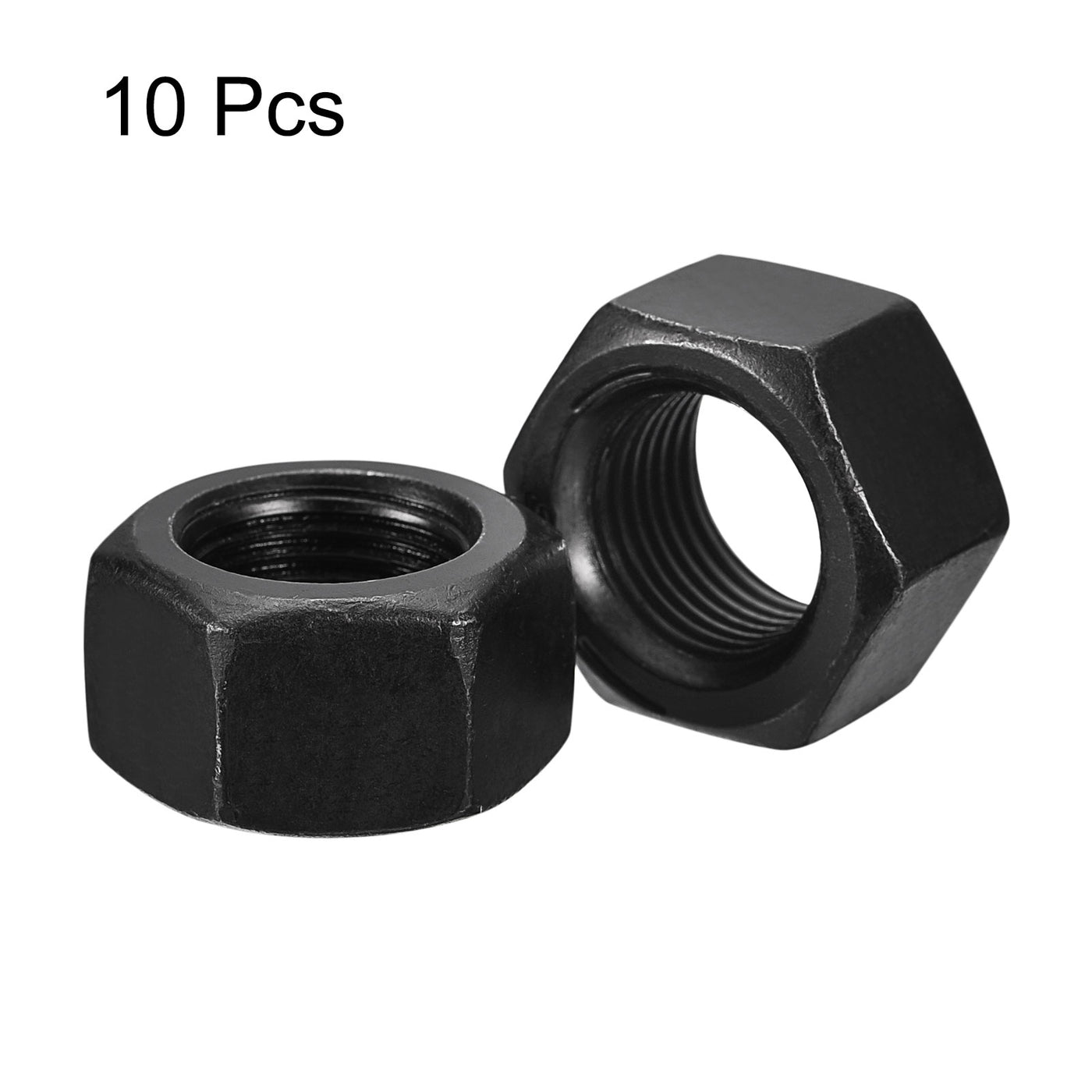 uxcell Uxcell Black Oxide Hexagon Nut for Screw Bolt