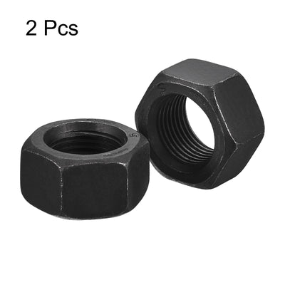 Harfington Uxcell Black Oxide Hexagon Nut for Screw Bolt