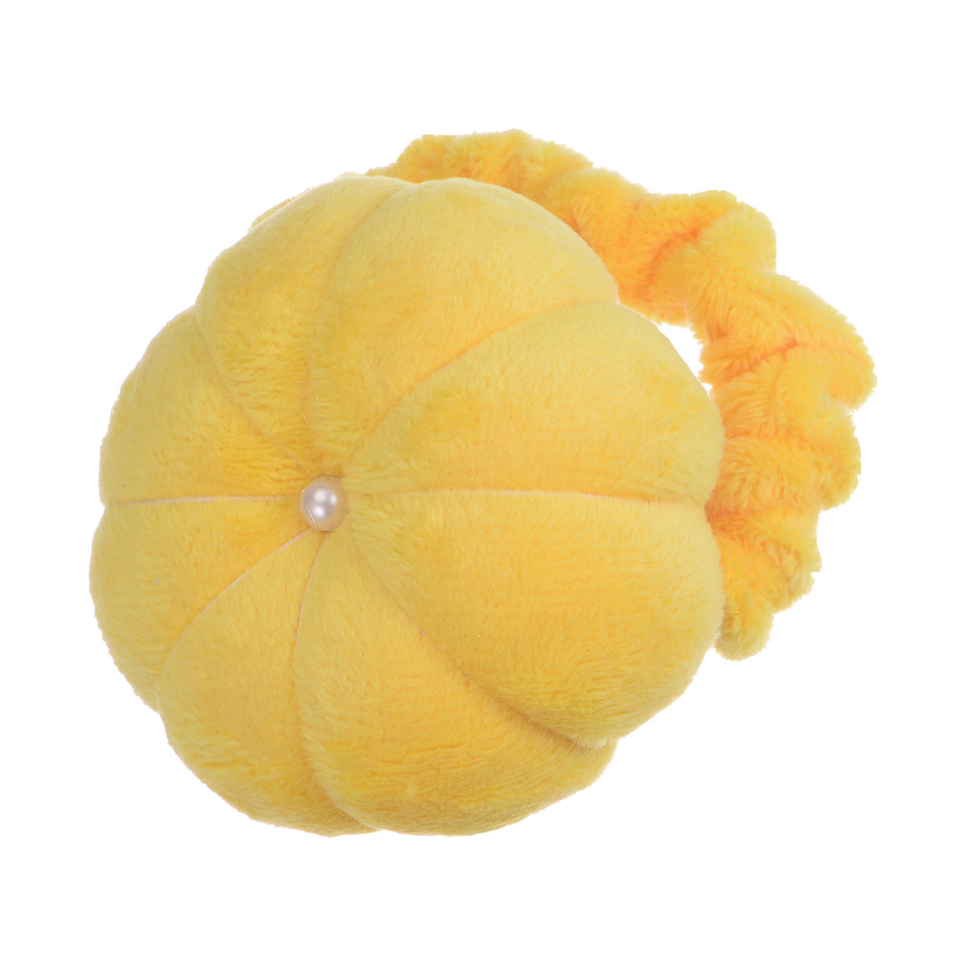 Harfington Wrist Pin Cushions Band Pincushion with Adjustable Elastic Strap, Yellow