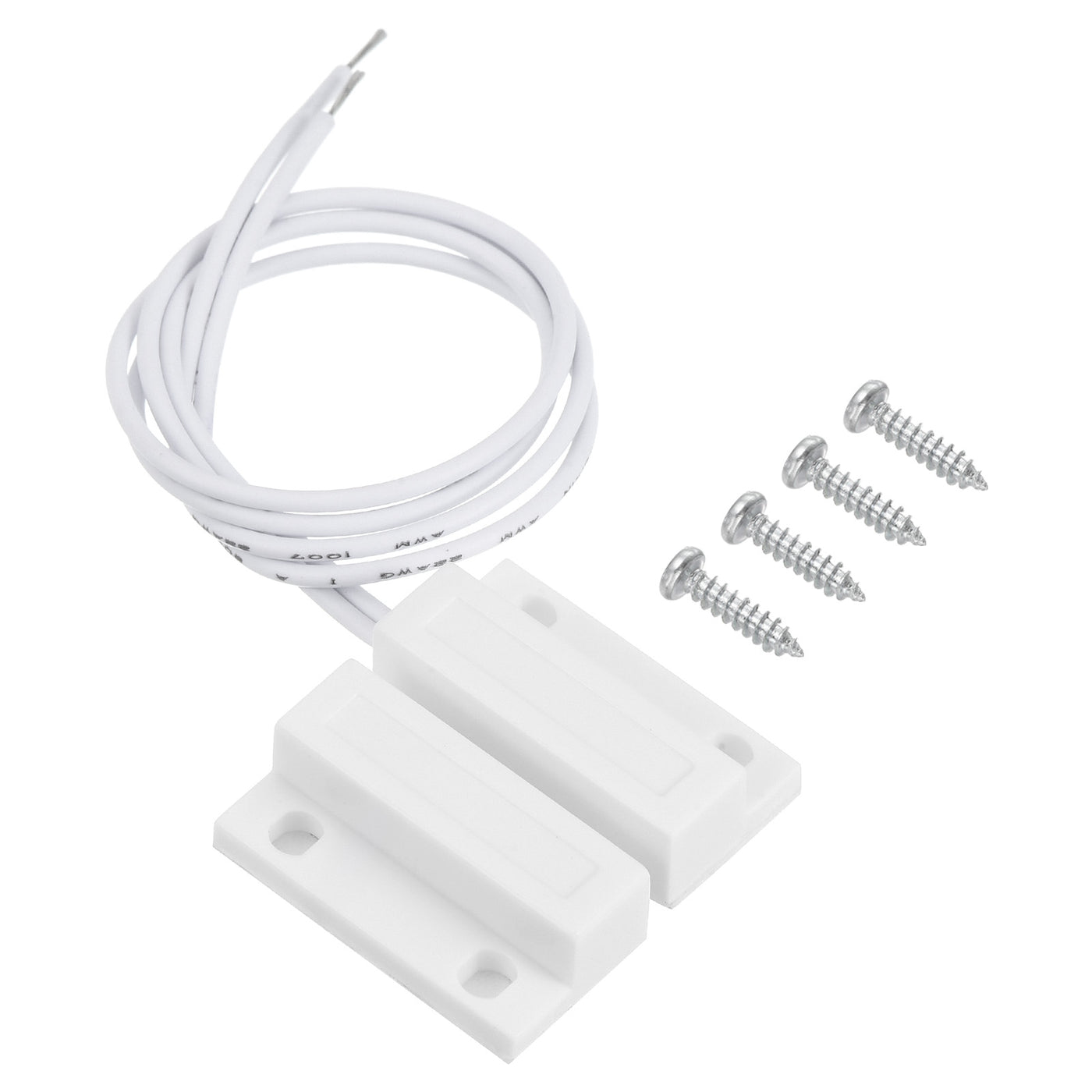 Harfington Magnetic Reed Switch, 1 Set NO Wired Door Window Contact Switch