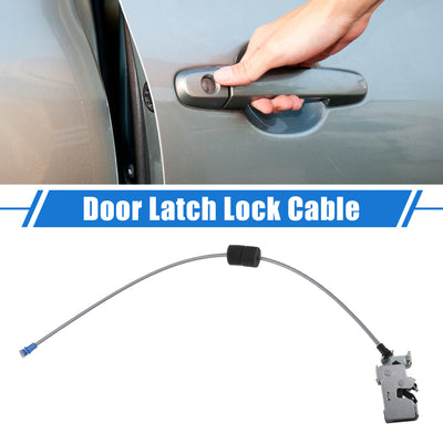 Harfington Door Latch Lock Cable Compatible for Ford TRANSIT MK6 2000-2006, Durable Metal Silver Tone Rear Left Door