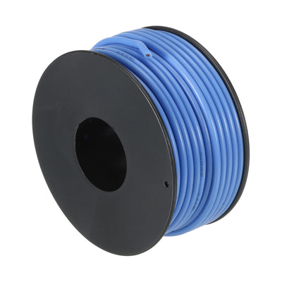 Harfington Silicone Wire 18 AWG Blue Spool 15m Electrical Tinned Copper Wire for Car Model