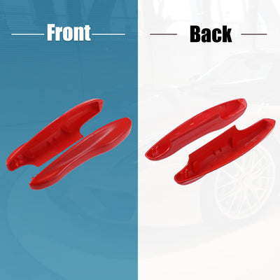 Harfington Car Remote Key Cover Case Fit for Porsche Cayenne 911 - Pack of 2 Red