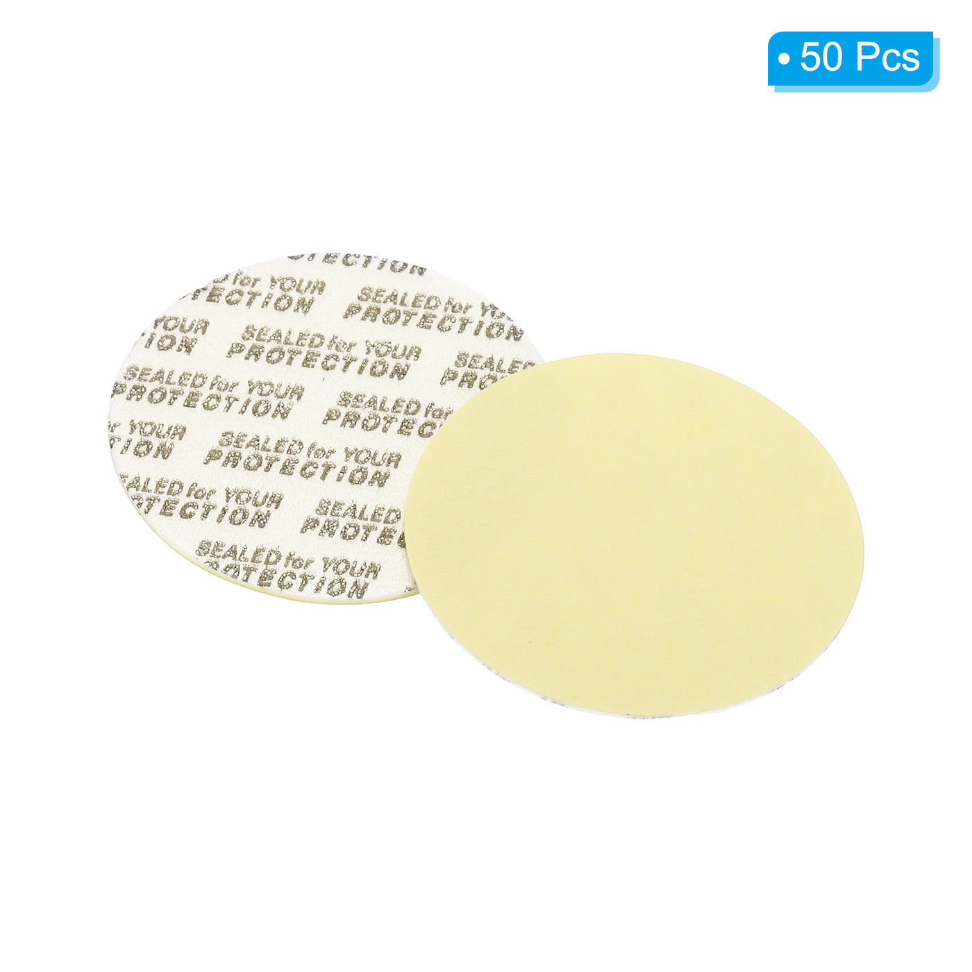 Harfington Foam Lid Liner, Foam Resistant Tamper Pressure Sensitive Seal with Dustproof Paper Back for Bottle Cap Liners