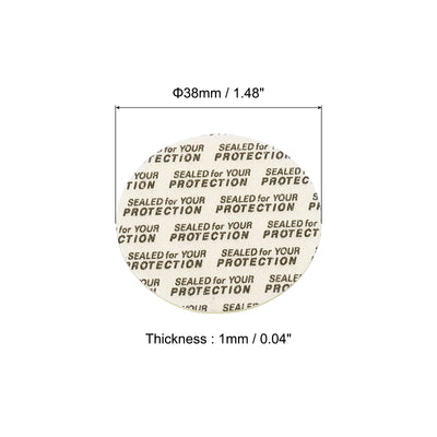 Harfington Foam Lid Liner, Foam Resistant Tamper Pressure Sensitive Seal with Dustproof Paper Back for Bottle Cap Liners