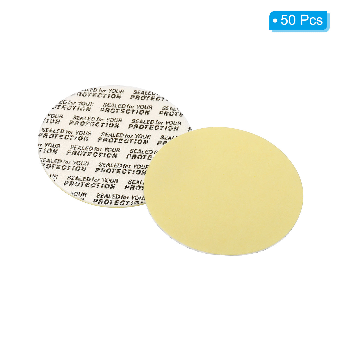 Harfington Foam Lid Liner, Foam Resistant Tamper Pressure Sensitive Seal with Dustproof Paper Back for Bottle Cap